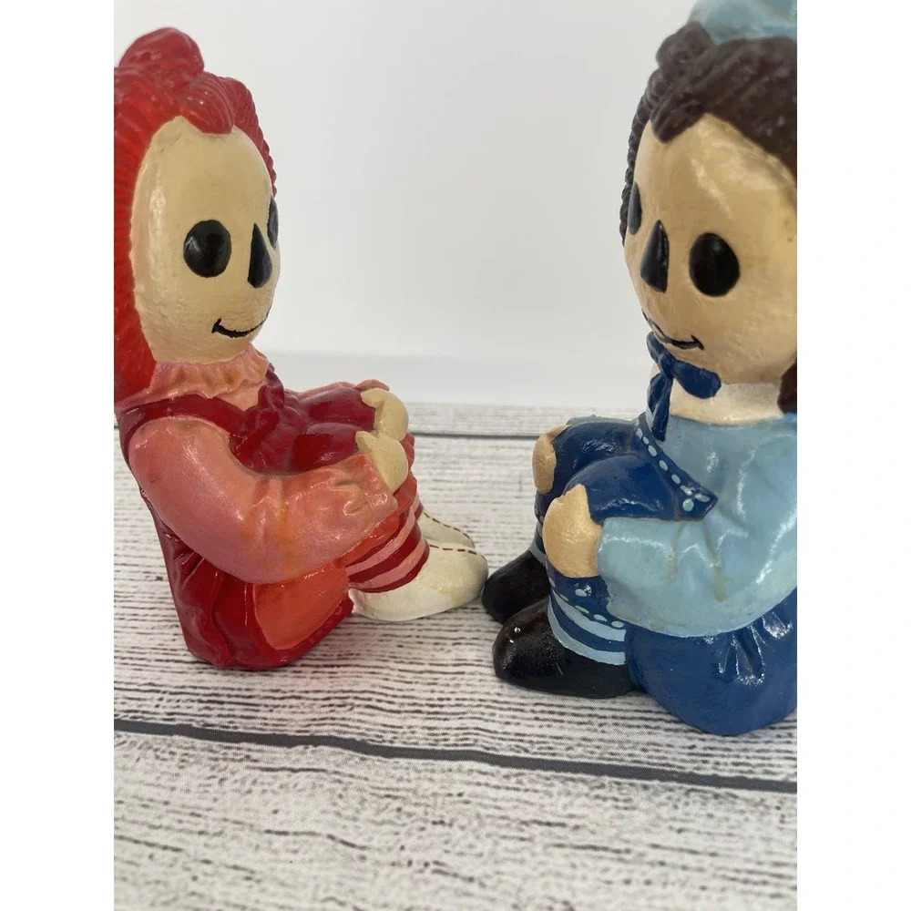 Bookends Vintage Raggedy Ann & Andy Bookends Vintage Home Decor
